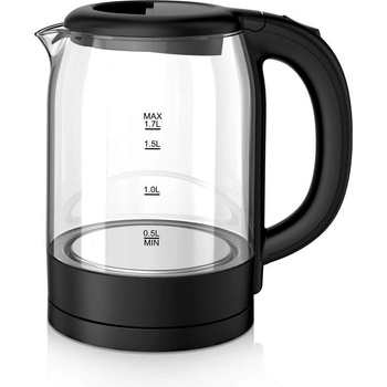 Voltz 1, 7 л черна електрическа стъклена кана Oliver Voltz модел OV51230X (OV51230X)