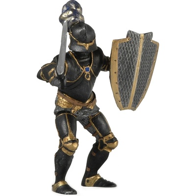 Papo Фигурка Papo The Medieval Era - Рицар с черни доспехи (39275)