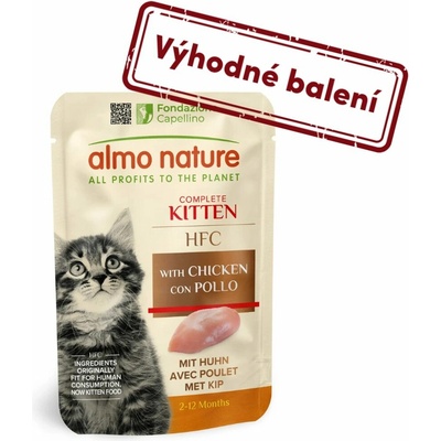 Almo Nature HFC kuřecí plátky 24 x 55 g