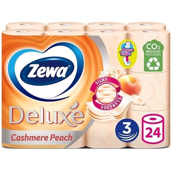 Zewa Deluxe Cashmere Peach 3-vrstvový 24 ks