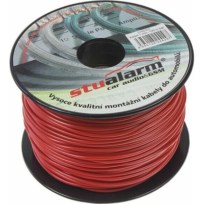 Kabel 1 mm, červený, 100 m bal