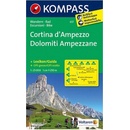 mapa Cortina d Ampezzo 1:25 t. laminovaná
