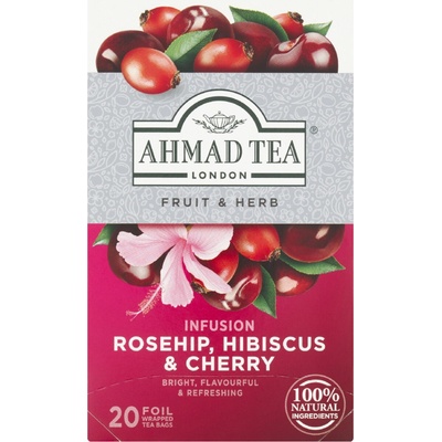 Ahmad Tea Fruit Tea Rosehip&Cherry Tea čaj ovocný 40 g
