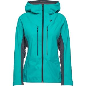 Black Diamond Дамско водоустойчиво яке Black diamond Women's Dawn Patrol Hybrid Shell Waterproof jacket - Dark Patina - размер XS (102-2298-0611)