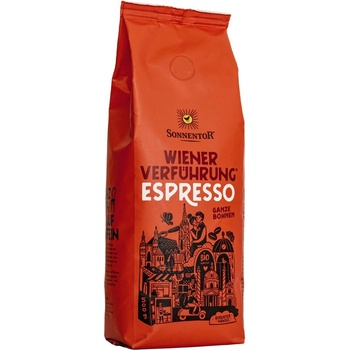 SONNENTOR Viennese Temptation® Espresso, печено кафе на зърна, био, 500 гр
