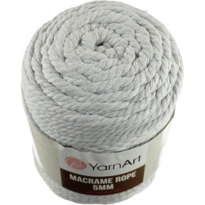 Macrame Rope 756 sv. šedá 5 mm