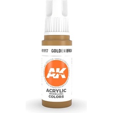 AK Interactive akrylová barva golden brown 17 ml