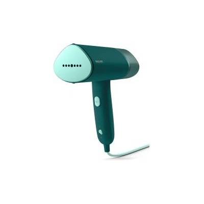 Philips 3000 Series Portable Steamer - 1000W, 20g/min Steam Pressure, Removable 120ml Water Tank, Metal Steam Plate, Includes Storage Bag, 660g Lightweight, Dark Green (STH3020/70)
