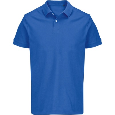Sol´s Collection polokošile Pacific piqué těžká bavlna krátký rukáv unisex COT25443945001-royal blue