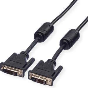 Roline 11.04. 5598 : : DVI кабел, DVI (24+1), Dual Link, M-M, 15.0 м (11.04.5598)