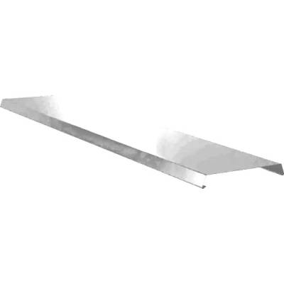 Atikový plech pozinkovaný FeZn lakovaný RAL 7037 prachová šedá dl.2m r.š.333mm