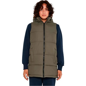 NOISY MAY Потник Noisy may Aurora vest - Brown (Dusty Olive / Detail Black)