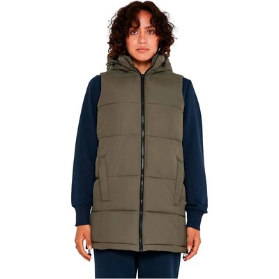 NOISY MAY Потник Noisy may Aurora vest - Brown (Dusty Olive / Detail Black)