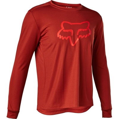 FOX Yth Ranger Ls Red Clear