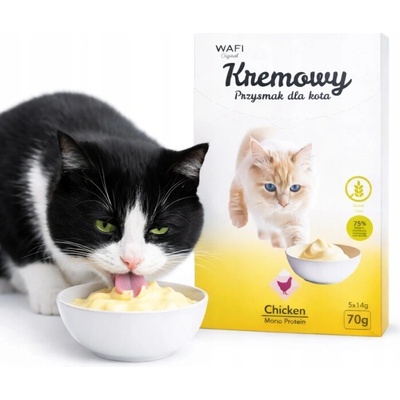 Wafi krémová pochúťka pre mačky s kuracím mäsom 70 g