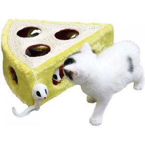 Kerbl Играчка за котки Kerbl Sisal Toy Cheesy - Играчка с мишка 28х28х10 см - Kerbl Германия 82588