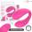 Вибриращ стимулатор с дистанционно, 10 режима - Intense Nora Pink (D-245691)