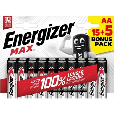 Energizer MAX AA 20ks EU018