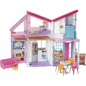 Mattel Къща за кукли Barbie - С мебели и аксесоари (FXG57)