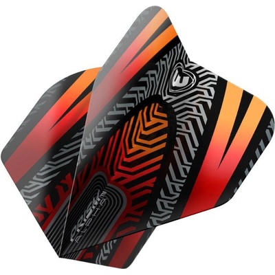 Winmau Prism Alpha čierno-oranžové, No2