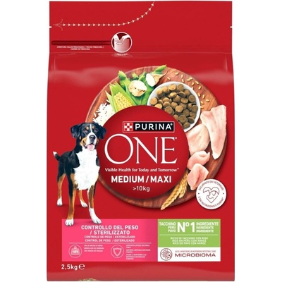 Purina One Med/max Adult Turkey & Rice 2,5 kg
