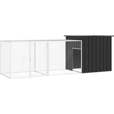 vidaXL kurník 300 x 91 x 100 cm pozinkovaná ocel