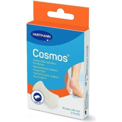 Cosmos Heel náplast na puchýře na patě 76 × 45 mm—5 ks