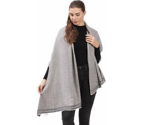 Pashmina TARA šedá