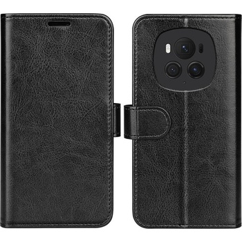 GKK Кожен Калъф с Джобове за HONOR Magic 6 Pro, Wallet Book Case, Черен (5906601878781)