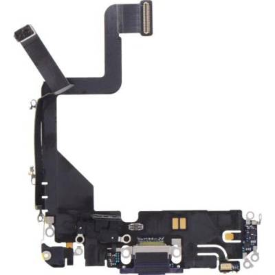 Nabíjecí obvod + Flex kabel iPhone 14 Pro - fialový - aftermarket IPH1744