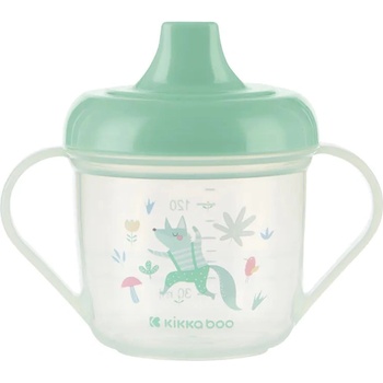 KikkaBoo Чаша с твърд накрайник KikkaBoo - Forest Party, Mint, 150 ml (31302030074)