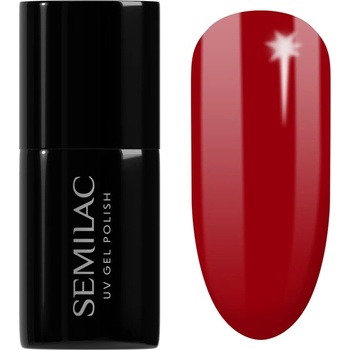 Semilac UV Hybrid Winter Collection гел лак за нокти с използване на UV/LED лампа цвят 608 Soft Red 7ml