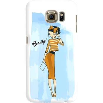 CaseGadget Силиконов печатан калъф за Samsung Galaxy S6 - Многоцветен 2 KP24036 (24036)