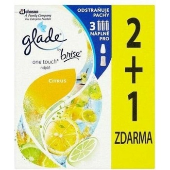 Glade Touch & Fresh Fresh Lemon náplň aerosolový osvěžovač vzduchu 3 x 10 ml