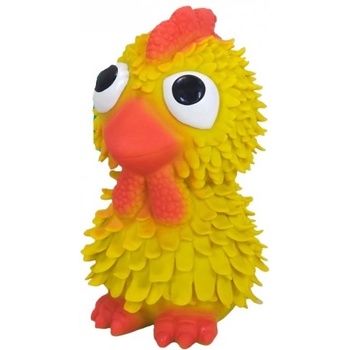 Image 1 of NOBBY Играчка латексова пиле, със звук - 12-13 см - 1 брой, nobby Германия 53194