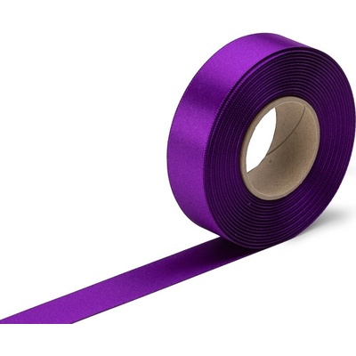 Stuha atlasová fialová, šírka 24 mm