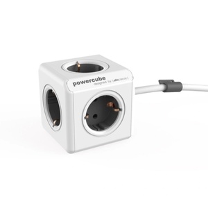 allocacoc PowerCube Extended 5 Plug 1,5 m (1300GY)