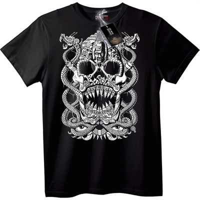 NOONEBRAND Мистичен череп със змии - L, White