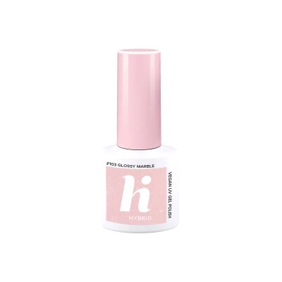 hi hybrid UV gél lak Glossy Marble 103
