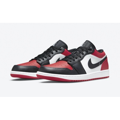 Air Jordan Nike Air Jordan 1 Low Gym Red/White-Black Bred Toe