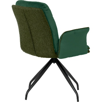 Carmen Трапезен стол marlow - тъмнозелен bf 2 (3532336_3)