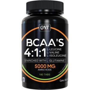 QNT BCAA'S 4: 1: 1 + Glutamin [180 Таблетки]