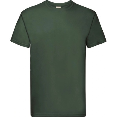Fruit of the Loom triko pánské Super Premium T tmavě zelené
