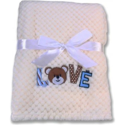 Cangaroo Бебешко одеяло Freya 110/80 бял (3800146263973)