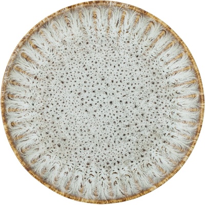 Bloomingville Dezertní talíř Fleur 17 cm, modrá barva, keramika