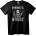 NOONEBRAND Тениска Skull & Пистолети - 2XL, White