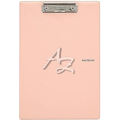 Pastelini A4 podložka s klipem PVC meruňková