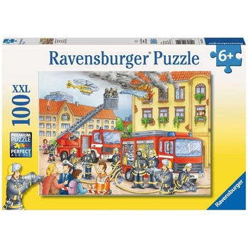 Ravensburger Детски пъзел Ravensburger от 100 XXL части - Пожарна служба (7010822)