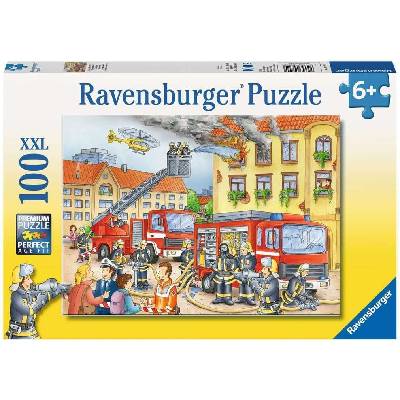 Ravensburger Пъзел Ravensburger от 100 XXL части - Пожарна служба (7010822)