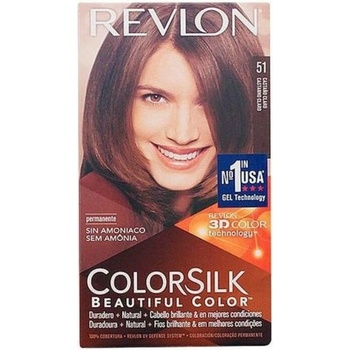 Revlon Color Silk barva bez amoniaku světlohnědá 51